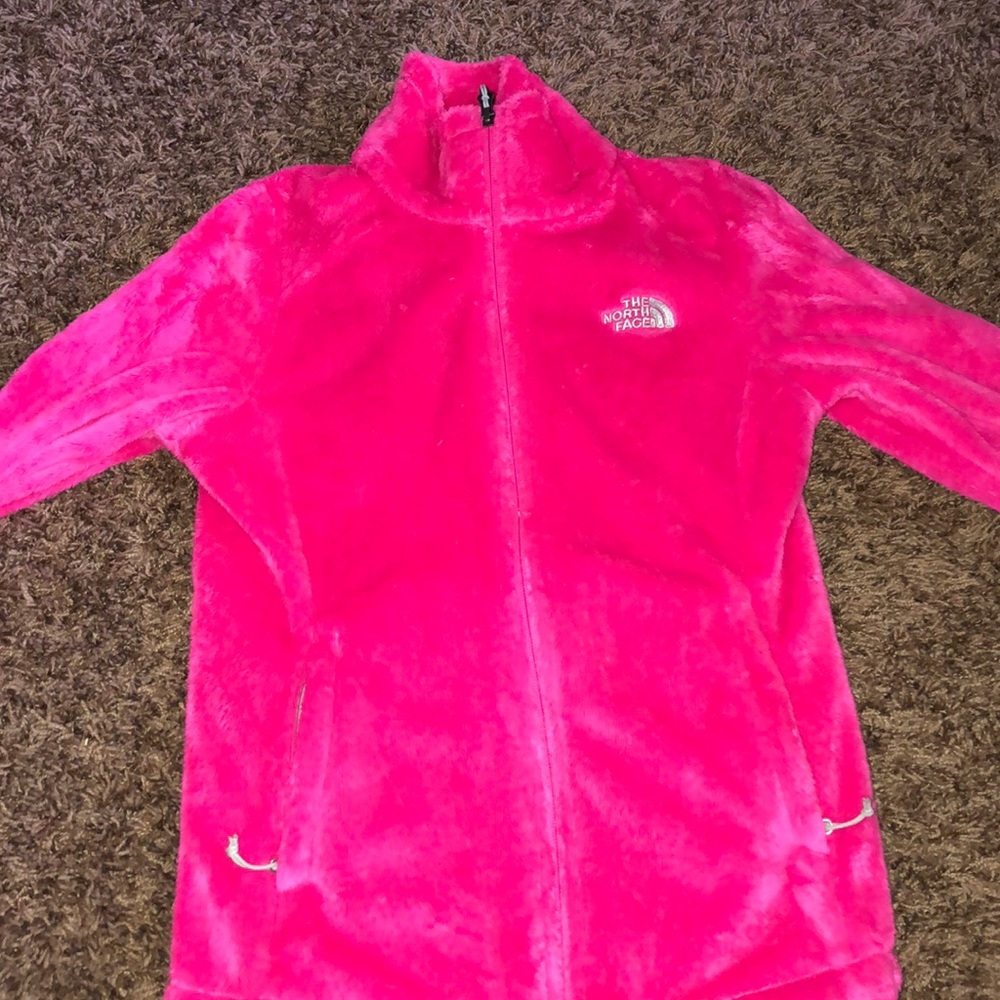 Pink north face jacket